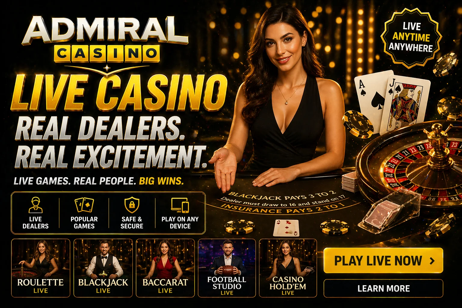 Admiral casino   -  live casino hero